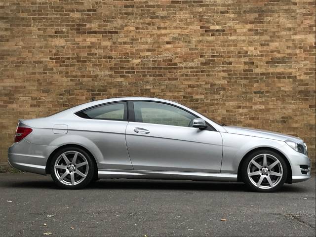 Mercedes-Benz C Class 2.1 C250 CDI AMG Sport Edition 2dr Auto Coupe Diesel Silver