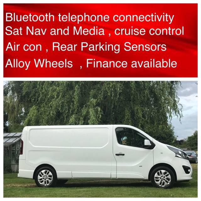 Vauxhall Vivaro 2900 1.6CDTI 120PS Sportive H1 Van LWB Long Wheel Base Panel Van Diesel White