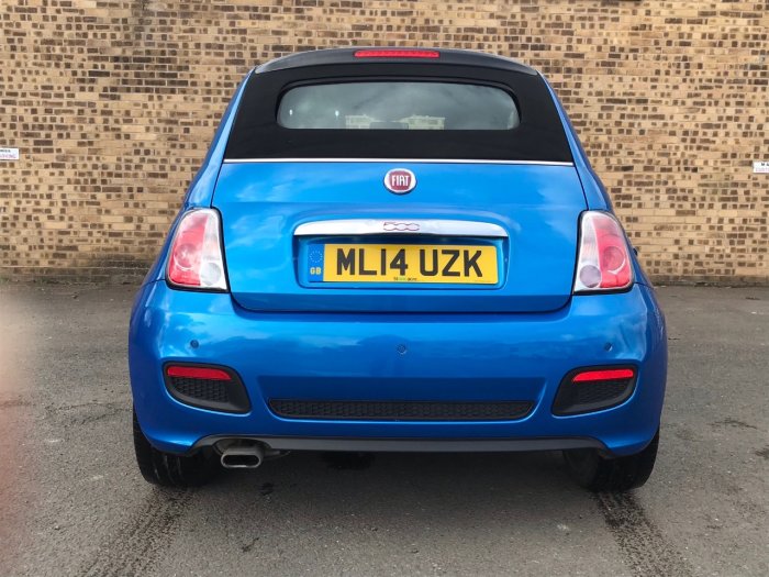 Fiat 500 1.2 S 2dr Convertible Petrol Blue