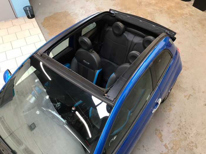Fiat 500 1.2 S 2dr Convertible Petrol Blue