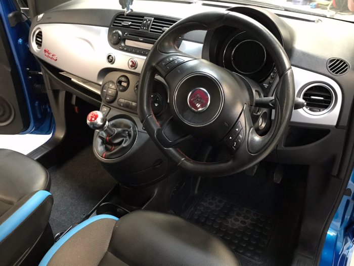 Fiat 500 1.2 S 2dr Convertible Petrol Blue