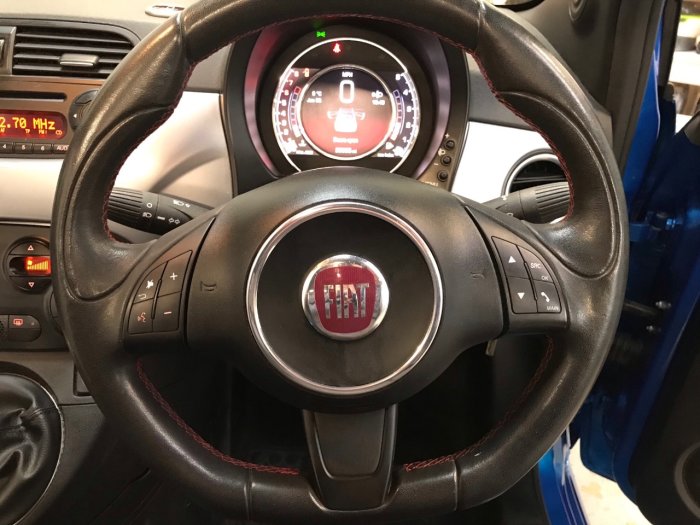 Fiat 500 1.2 S 2dr Convertible Petrol Blue