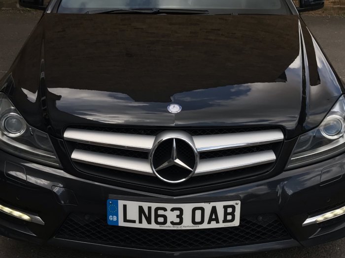 Mercedes-Benz C Class 2.1 C220 CDI BlueEFFICIENCY AMG Sport Plus 2dr Auto Coupe Diesel Black