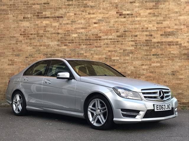 Mercedes-Benz C Class 2.1 C220 CDI BlueEFFICIENCY AMG Sport 4dr Auto Saloon Diesel Silver