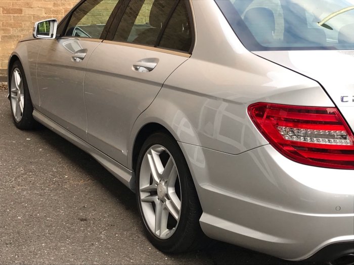 Mercedes-Benz C Class 2.1 C220 CDI BlueEFFICIENCY AMG Sport 4dr Auto Saloon Diesel Silver