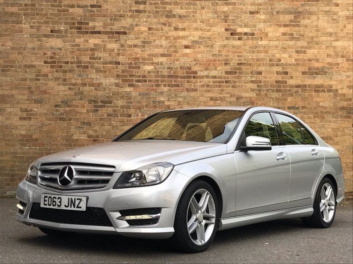 Mercedes-Benz C Class 2.1 C220 CDI BlueEFFICIENCY AMG Sport 4dr Auto Saloon Diesel Silver