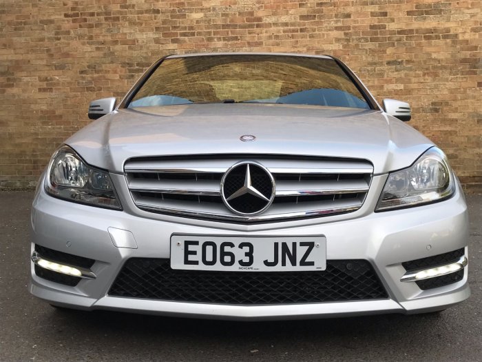 Mercedes-Benz C Class 2.1 C220 CDI BlueEFFICIENCY AMG Sport 4dr Auto Saloon Diesel Silver
