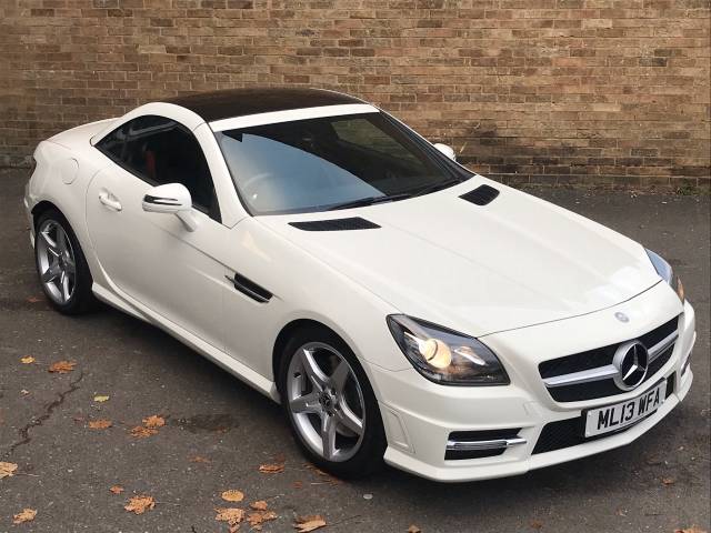 Mercedes-Benz SLK 2.1 SLK 250 CDI BlueEFFICIENCY AMG Sport 2dr Tip Auto Convertible Diesel White