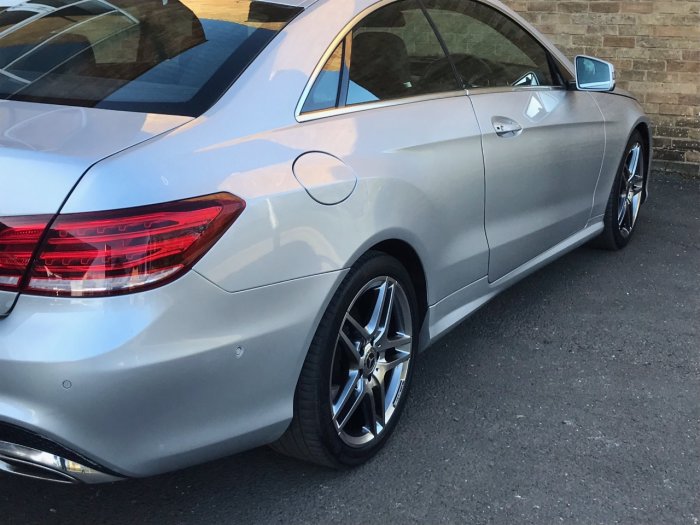 Mercedes-Benz E Class 2.1 E220 CDI AMG Sport 2dr 7G-Tronic Coupe Diesel Silver