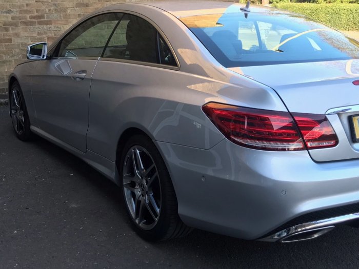 Mercedes-Benz E Class 2.1 E220 CDI AMG Sport 2dr 7G-Tronic Coupe Diesel Silver