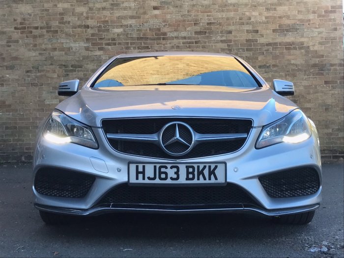 Mercedes-Benz E Class 2.1 E220 CDI AMG Sport 2dr 7G-Tronic Coupe Diesel Silver