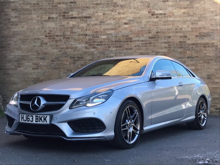 Mercedes-Benz E Class 2.1 E220 CDI AMG Sport 2dr 7G-Tronic Coupe Diesel Silver