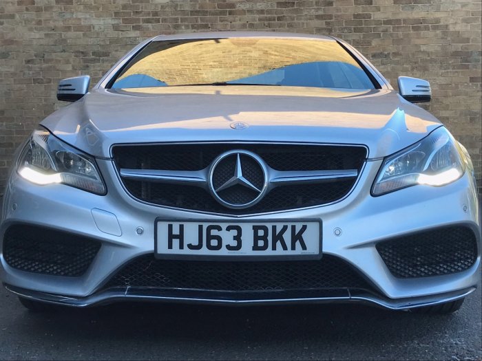 Mercedes-Benz E Class 2.1 E220 CDI AMG Sport 2dr 7G-Tronic Coupe Diesel Silver