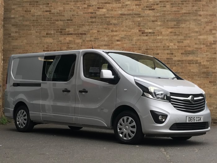 Vauxhall Vivaro 2900 1.6CDTI BiTurbo 120PS eFLEX Sportive H1 D/Cab Panel Van Diesel Grey
