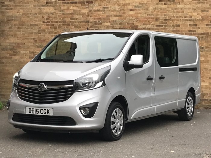 Vauxhall Vivaro 2900 1.6CDTI BiTurbo 120PS eFLEX Sportive H1 D/Cab Panel Van Diesel Grey