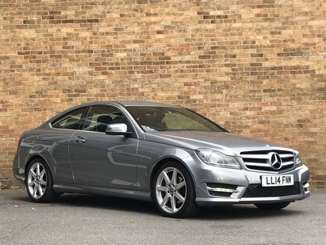 Mercedes-Benz C Class 2.1 C220 CDI AMG Sport Edition 2dr Auto [Premium] Coupe Diesel Silver