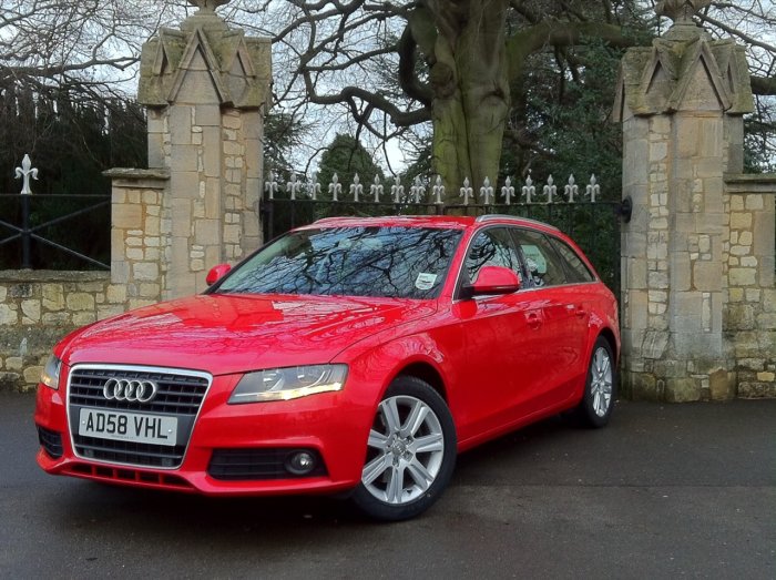Audi A4 Avant 1.8T FSI 160 SE Estate Estate Petrol Red
