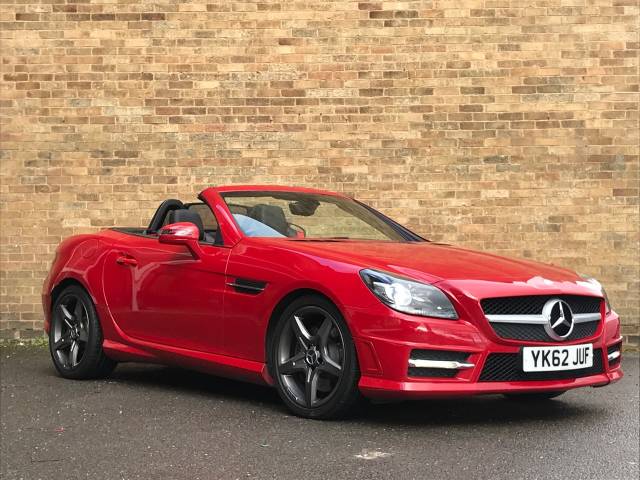 Mercedes-Benz SLK 2.1 SLK 250 CDI BlueEFFICIENCY AMG Sport 2dr Tip Auto Convertible Diesel Red