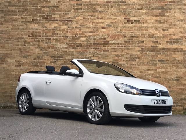 Volkswagen Golf 1.6 TDI BlueMotion Tech SE 2dr Convertible Diesel White