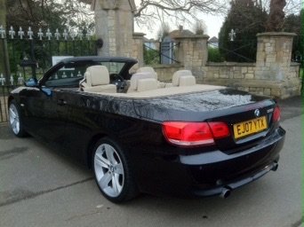 BMW 3 Series 3.0 335i SE 2dr Step Auto Convertible Petrol Black