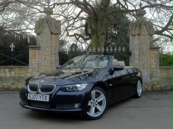 BMW 3 Series 3.0 335i SE 2dr Step Auto Convertible Petrol Black