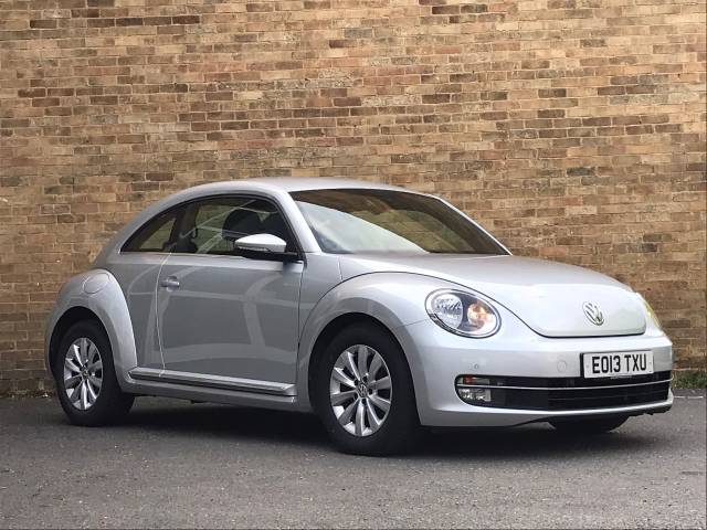 Volkswagen Beetle 1.6 TDI BlueMotion Tech Design 3dr DSG Hatchback Diesel Silver