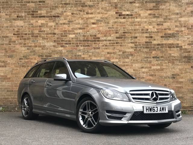 Mercedes-Benz C Class 2.1 C220 CDI BlueEFFICIENCY AMG Sport 5dr Estate Diesel Silver