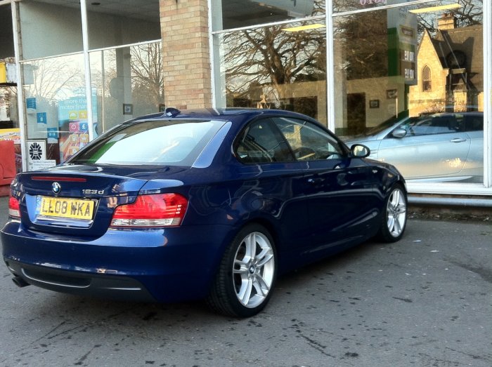 BMW 1 Series 2.0 123d M Sport 2dr Coupe Diesel Blue