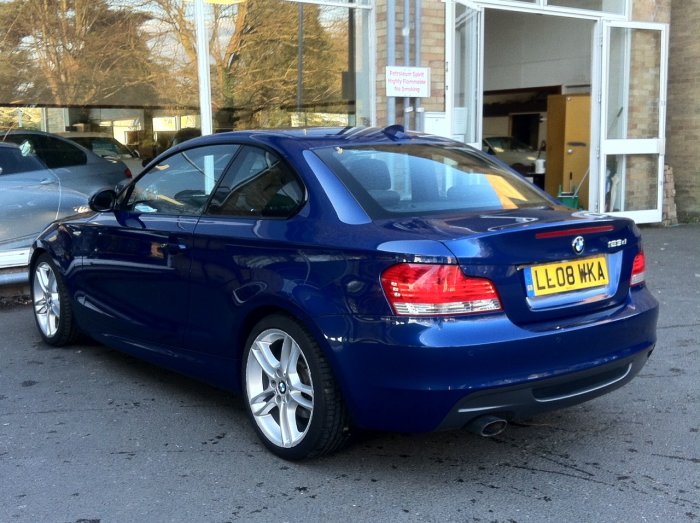 BMW 1 Series 2.0 123d M Sport 2dr Coupe Diesel Blue