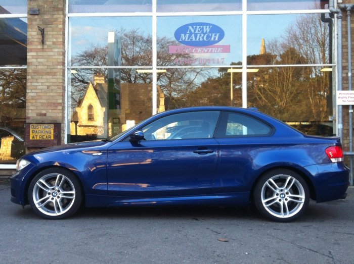 BMW 1 Series 2.0 123d M Sport 2dr Coupe Diesel Blue