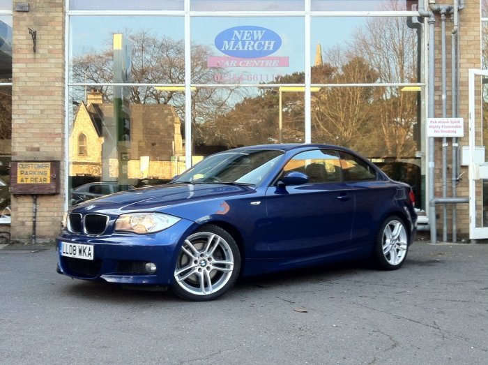 BMW 1 Series 2.0 123d M Sport 2dr Coupe Diesel Blue