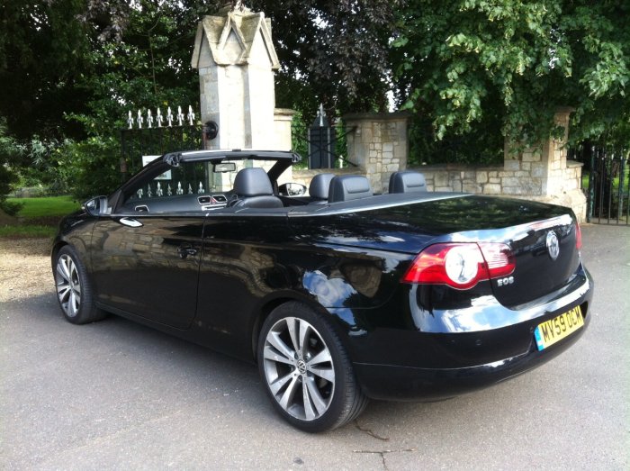 Volkswagen Eos 1.4 TSI 160 Sport 2dr Convertible Petrol Black