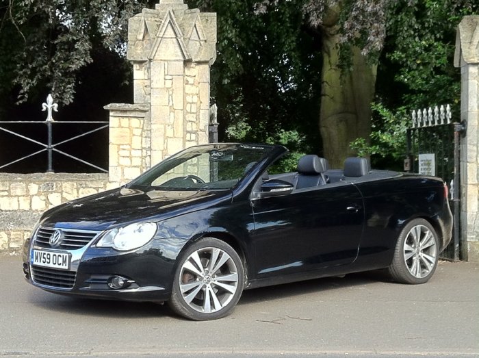 Volkswagen Eos 1.4 TSI 160 Sport 2dr Convertible Petrol Black