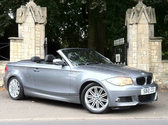 BMW 1 Series 2.0 118d M Sport 2dr Step Auto Convertible Diesel Grey