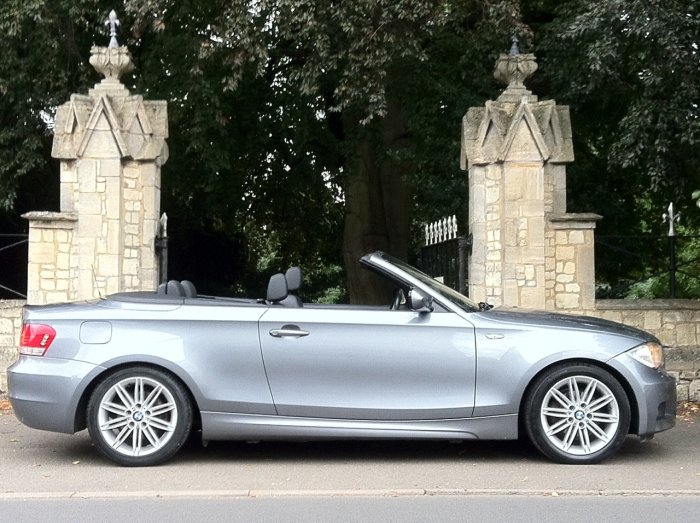 BMW 1 Series 2.0 118d M Sport 2dr Step Auto Convertible Diesel Grey