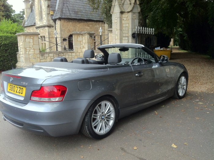 BMW 1 Series 2.0 118d M Sport 2dr Step Auto Convertible Diesel Grey