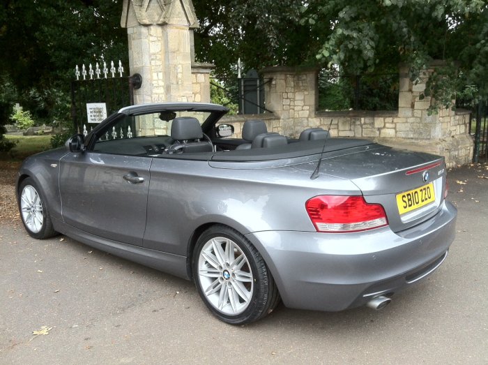 BMW 1 Series 2.0 118d M Sport 2dr Step Auto Convertible Diesel Grey