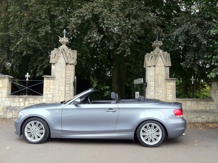 BMW 1 Series 2.0 118d M Sport 2dr Step Auto Convertible Diesel Grey