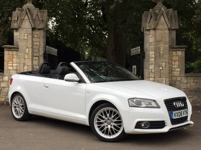 2008 Audi A3 2.0 TDI Diesel S Line 2dr S Tronic Auto Automatic Cabriolet