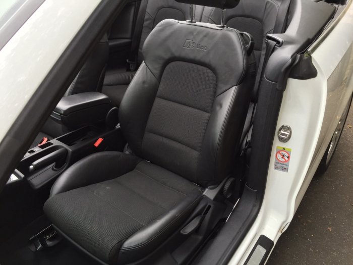 Audi A3 2.0 TDI Diesel S Line 2dr S Tronic Auto Automatic Cabriolet Convertible Diesel White