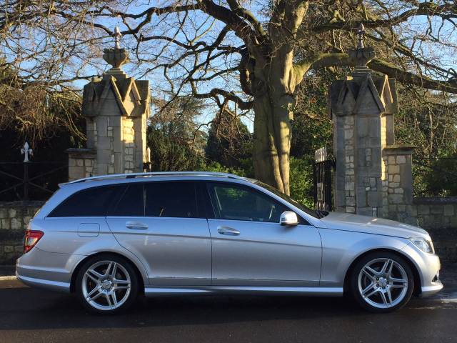 Mercedes-Benz C Class 2.1 C220 CDI Sport 5dr Auto Estate Diesel Silver