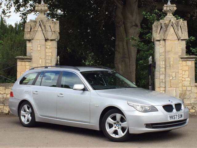 BMW 5 Series 2.0 520d SE 5dr Step Auto Estate Diesel Silver