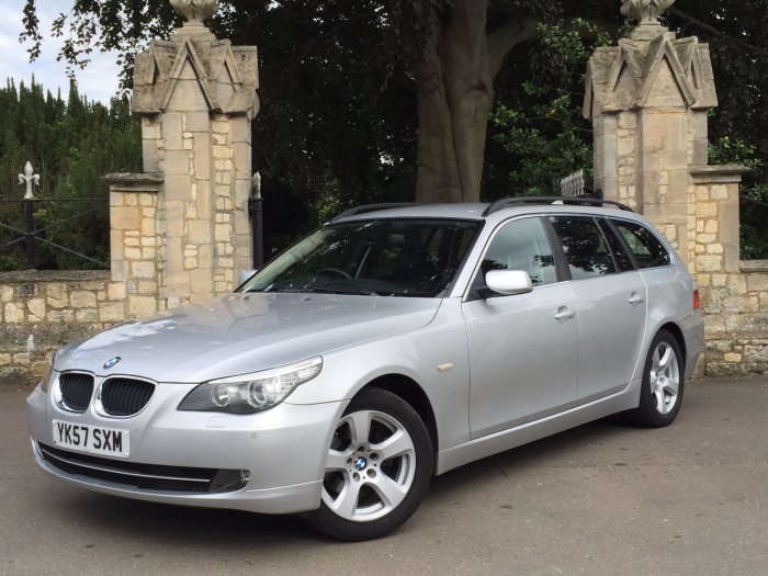 BMW 5 Series 2.0 520d SE 5dr Step Auto Estate Diesel Silver