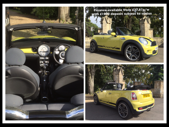 Mini Convertible 1.6 Cooper S 2dr Convertible Petrol Yellow