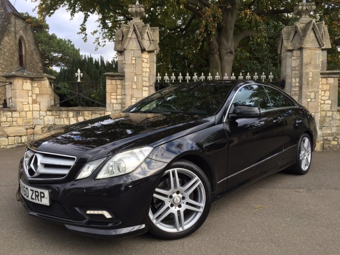 Mercedes-Benz E Class 3.0 E350 CDI BlueEFFICIENCY Sport 2dr Tip Auto Coupe Diesel Black