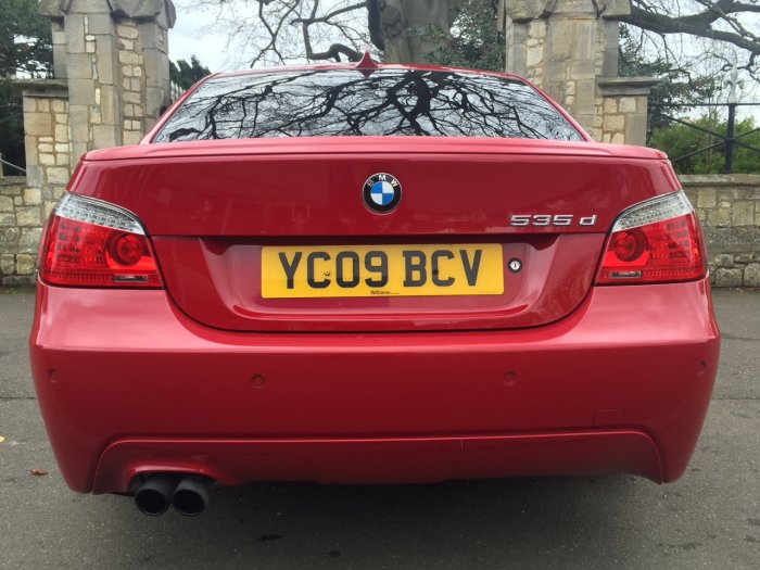 BMW 5 Series 3.0 Facelift 535d M Sport 4dr Step Auto Saloon Diesel Red