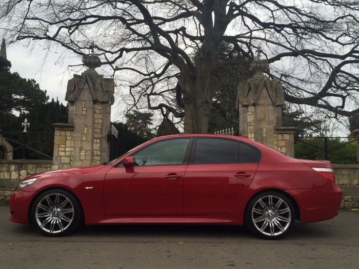 BMW 5 Series 3.0 Facelift 535d M Sport 4dr Step Auto Saloon Diesel Red