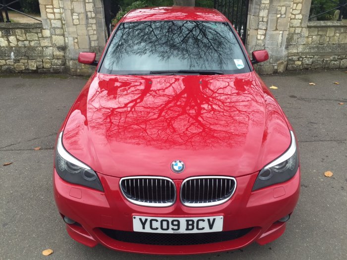 BMW 5 Series 3.0 Facelift 535d M Sport 4dr Step Auto Saloon Diesel Red