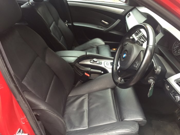 BMW 5 Series 3.0 Facelift 535d M Sport 4dr Step Auto Saloon Diesel Red