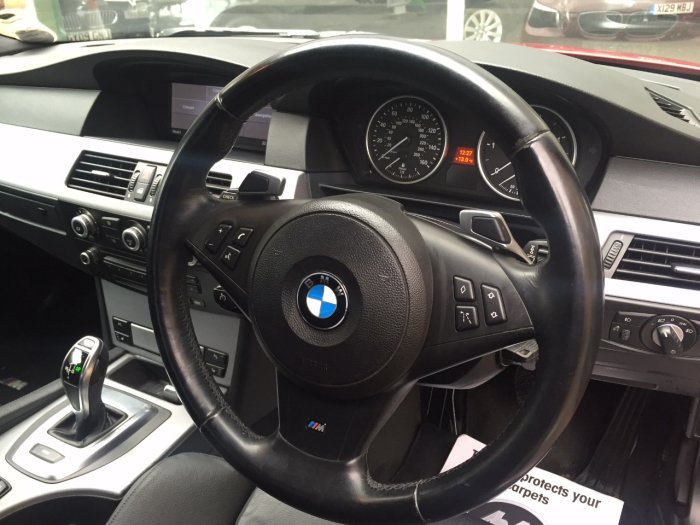 BMW 5 Series 3.0 Facelift 535d M Sport 4dr Step Auto Saloon Diesel Red